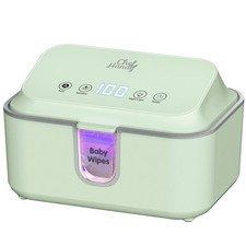 Wipe Warmer with UV Sanitizer, Large Capacity for Baby Adult Wipes, Green