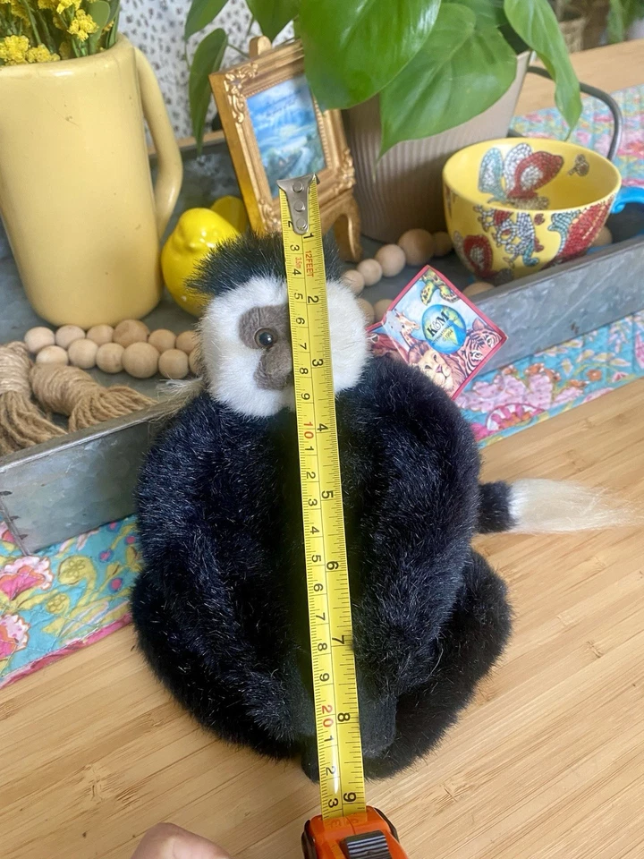 Vintage 1998 K&M International Black and White Monkey Plush Sticking Hands - Image 4 of 4