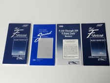 1988 Ford F-150 F-250 F-350 Super Duty Pickup Owner Guide Manual