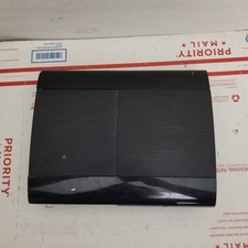 Sony PlayStation 3 Super Slim CECH-4001B Black System Console Only For Parts PS3