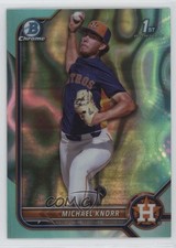 2022 Bowman Draft Chrome Aqua Lava Refractor 47/199 Michael Knorr #BDC-120 0o6v