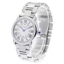 CARTIER Ronde SoloSM W6701004 Silver Dial Quartz Ladies Watch_941905 2