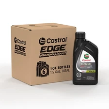 Castrol EDGE High Mileage 10W-30 Advanced Full Synthetic Motor Oil, 1 Quart,
