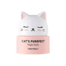 Cat  s Purrfect Night Sleeping Mask, Hydrating Face Mask with Collagen Botanical