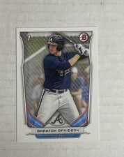2014 Bowman Draft #DP28 Braxton Davidson  Atlanta Braves