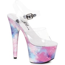 7 Inch Pointed Stiletto Platform Sandal By Ellie 709 Cosmo Clrb Heel