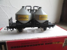 N°10/26 un wagon marchandises ciment Français  jouef en boîte d'origine réf 6420