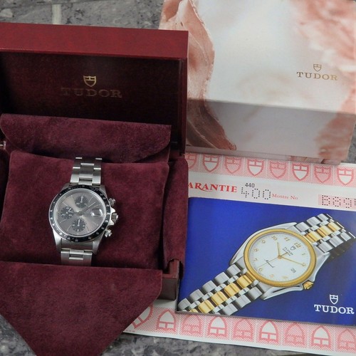 Tudor Chronotime REF 79260 Vintage Automatic Chronograph 39.5mm Black Dial Men's