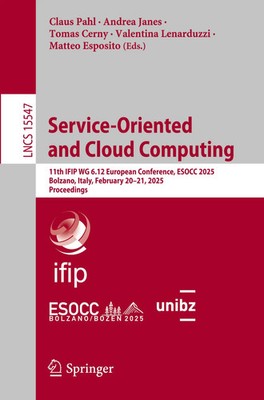 Service-Oriented and Cloud Computing Claus Pahl (u. a.) Taschenbuch xii Englisch