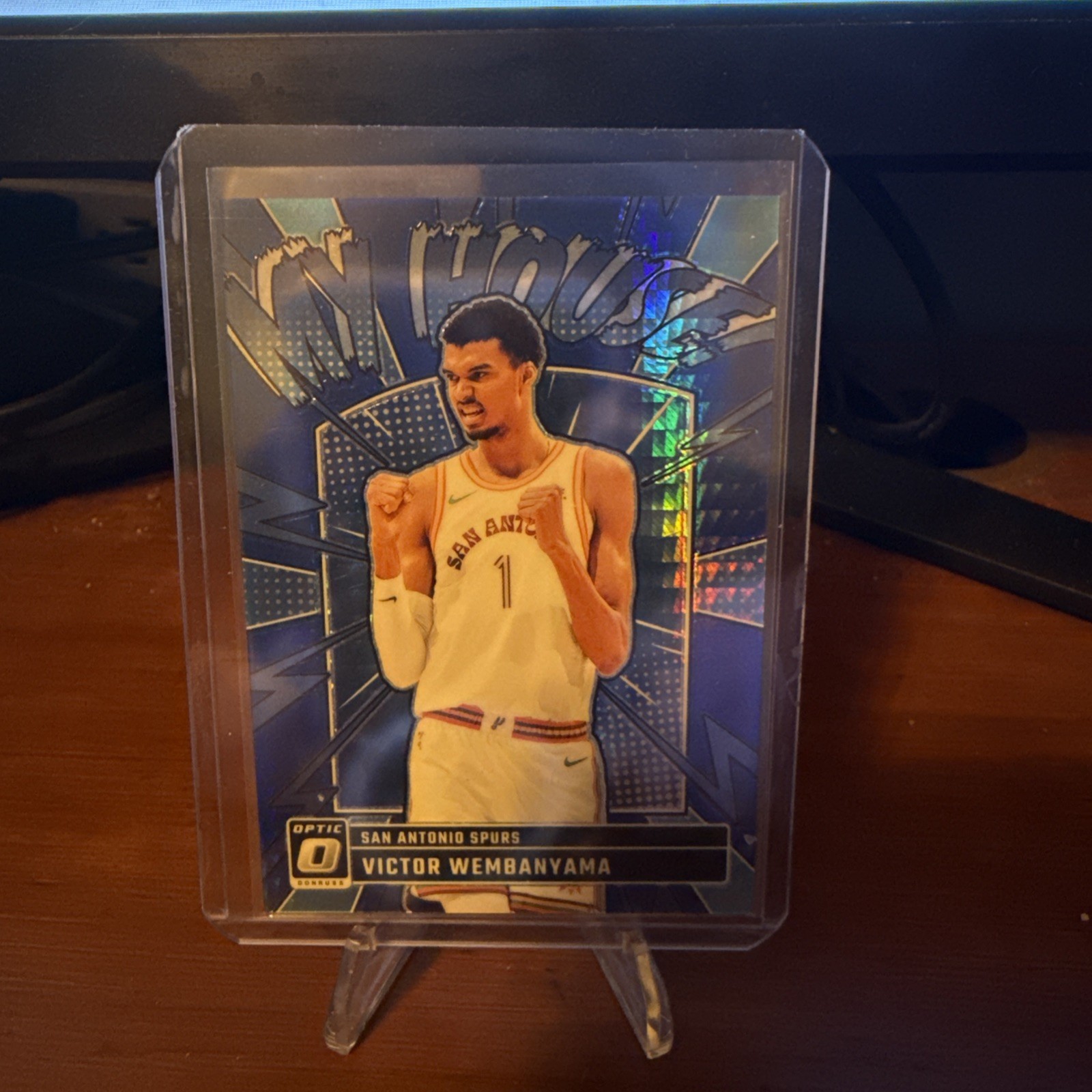 2024-25 Panini Donruss Optic - My House Victor Wembanyama #19 /175 Hyper Blue