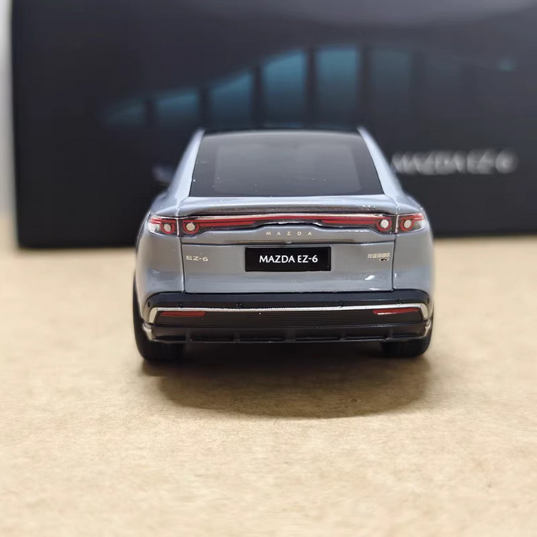 1/43 Scale MAZDA EZ-6 Grey Diecast Car Model Toy Collection Gift