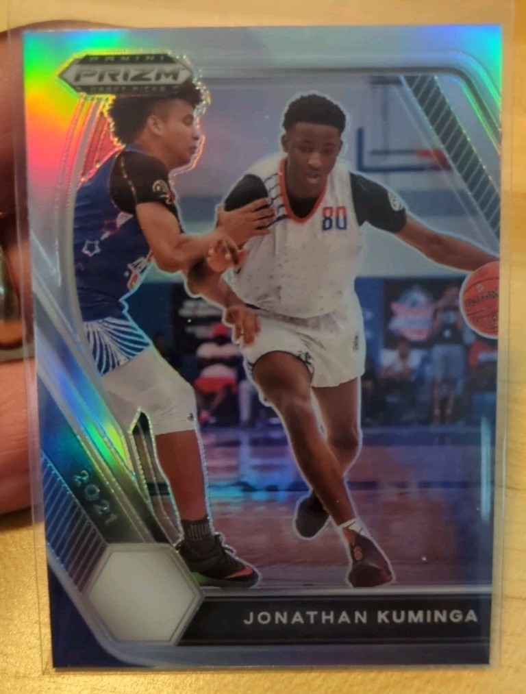 2021-22 Panini Prizm Draft Picks - Jonathan Kuminga #5 Silver Prizm (RC)
