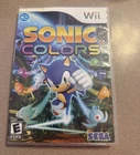 Sonic Colors (Nintendo Wii, 2010) - Complete w/ Manual - Tested Working