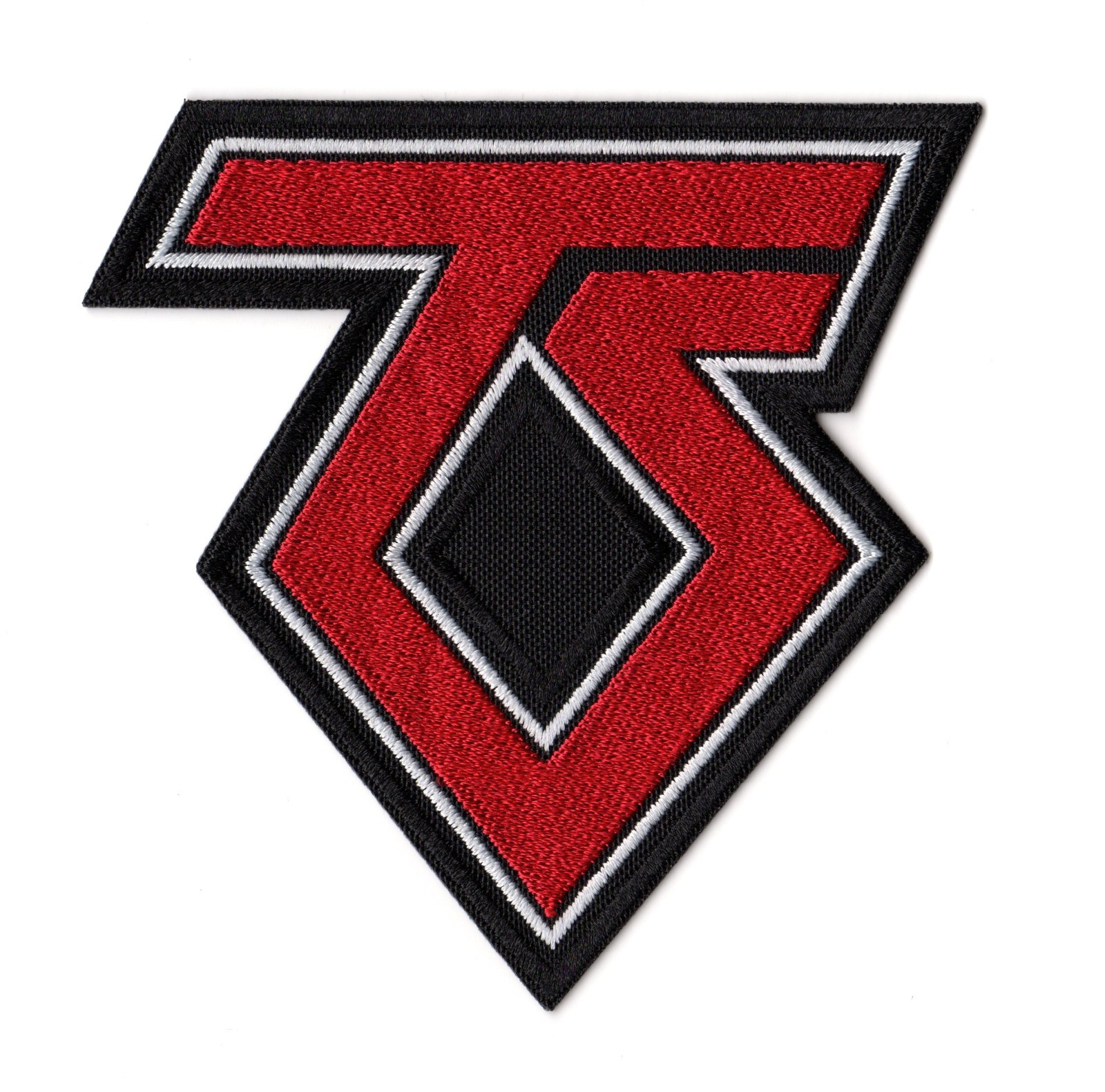 Twisted Sister Patch Embroidered Sew On Band Red Logo Heavy Glam Metal Hard Rock