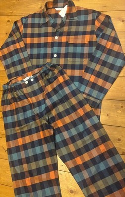 Derek Rose Brushed Cotton Pyjamas, Kelburn Winterweight ,S,M,L,XL, XXL RRP£260
