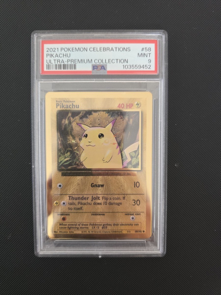 2021 POKEMON CELEBRATIONS ULTRA-PREMIUM COLLECTION #58 PIKACHU PSA