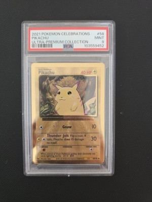 2021 POKEMON CELEBRATIONS ULTRA-PREMIUM COLLECTION #58 PIKACHU PSA