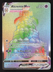 Alcremie VMAX 073/072 Shining Fates Secret Rainbow Rare