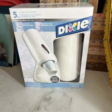 Vintage 2002 Dixie Cup 5oz Cup Dispenser Wall Countertop Retro NEW NOS Sealed