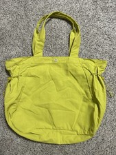Lululemon Side Cinch Shopper Bag In Neon Yellow NWOT