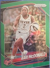 2025 Panini Prizm WNBA #10 Aari McDonald Green Prizms