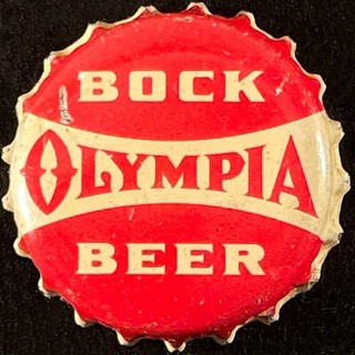 OLYMPIA BOCK BEER VINTAGE CORK BEER BOTTLE CAP TUMWATER WASHINGTON CROWN OLY OLD