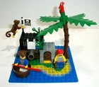 Vintage LEGO Pirates 6260 Shipwreck Island 100% Complete 3 Minifigures 1989