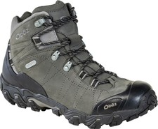 Oboz Bridger Mid B-DRY Men's Hiking Boots, Charcoal, M11.5