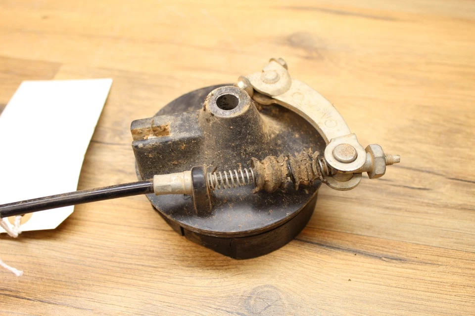 2003 03 Suzuki JR50 JR 50 Front Brake Drum w Cable - Imagem 4 de 4