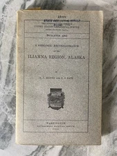A Geologic Reconnaissance of the Iliamna Region, Alaska 1912 w. Large Map VTG