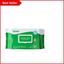 All-Purpose Cleaning and Disinfectant Wipes - 200 Count Unscented Convenience