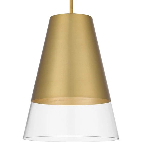 Brushed Gold One Light Pendant from the Peregrine Collection - Picture 5 of 6