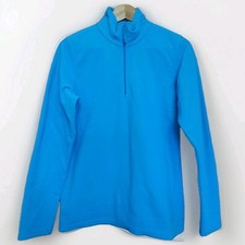 Mountain Warehouse Ultra Blue Fleece Zip Neck Jumper  Womens Size UK M Medium