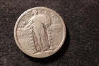 1918-D F VF Full Shield Standing Liberty Quarter Nice Coin OHX