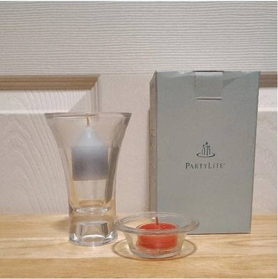 PartyLite Clarity 5  Taper Tealight Holder (P9222)