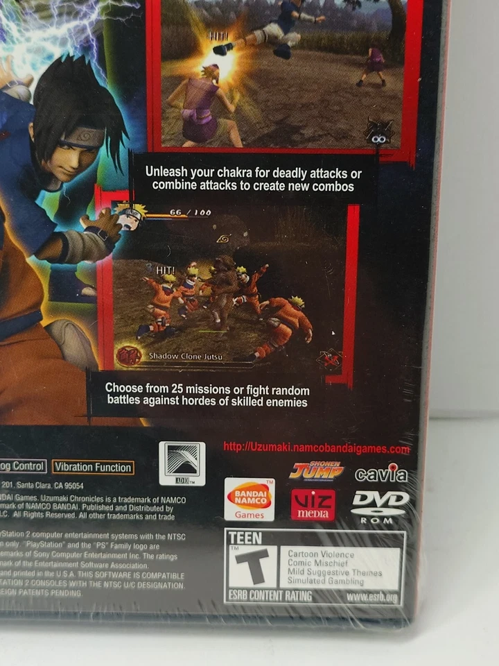 Naruto Uzumaki Chronicles (Sony Playstation 2, PS2) Brand New Sealed - Image 4 of 4