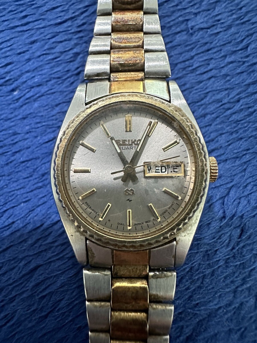 Vtg Seiko Quartz 220936 Ladies Watch, 5.5” Long Working Keeps Time