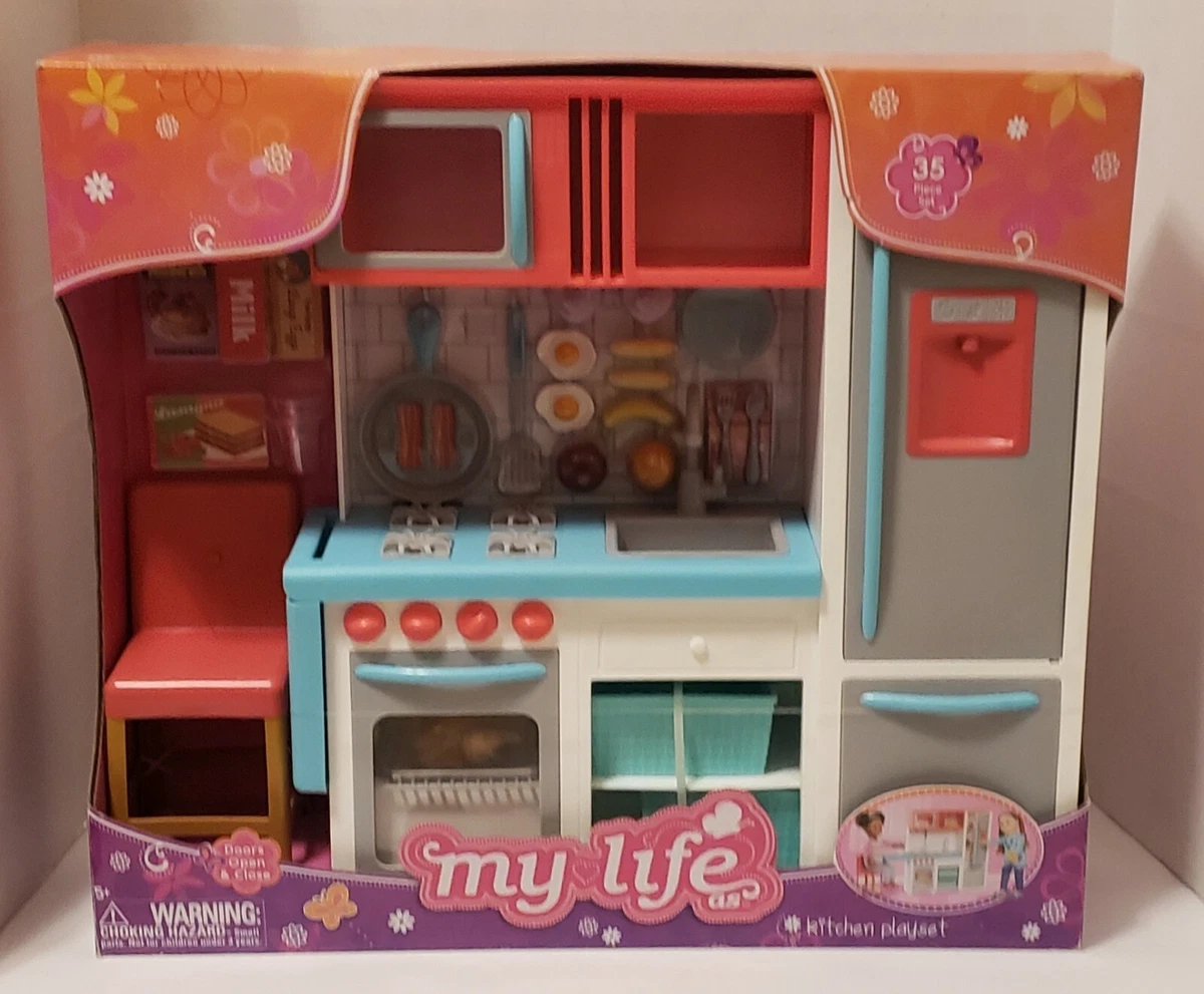 My Life As Full Kitchen Playset with Light & Sound for 18” Doll