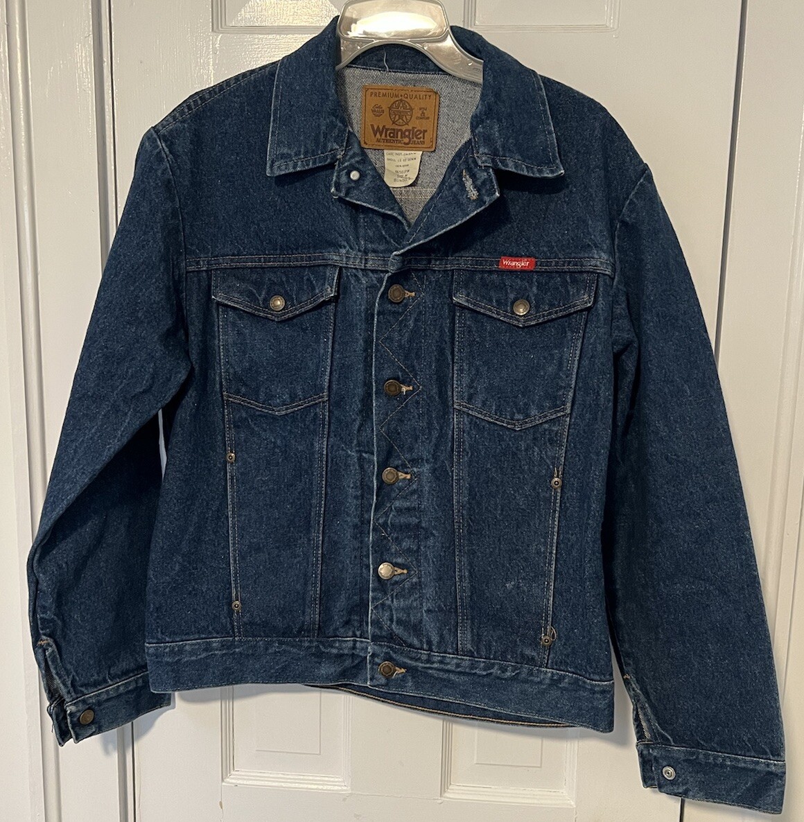 Vintage Wrangler Red Tag Denim Jacket Medium | eBay