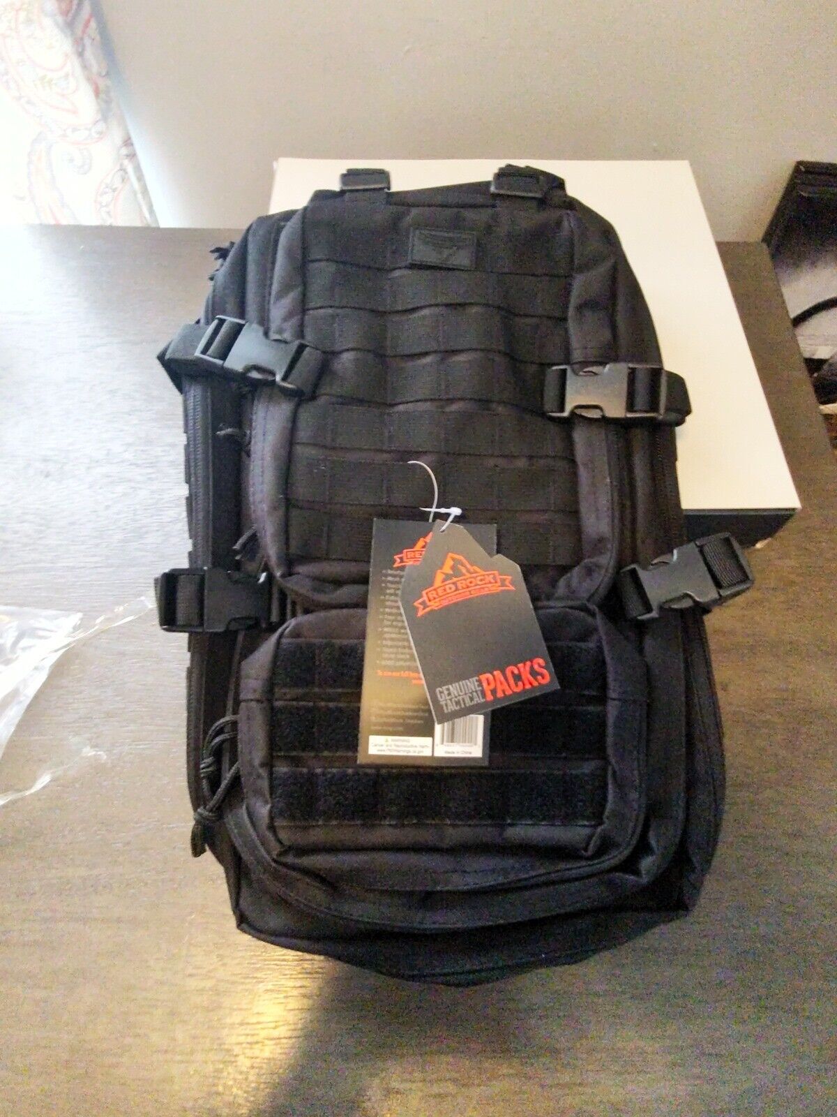 Red Rock Outdoor Gear Tactical Assault Pack Black 600D New w/Tags