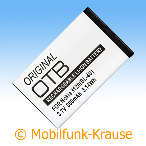 Akku F. Nokia Asha 210 850Mah Li-Ionen (BL-4U)-image