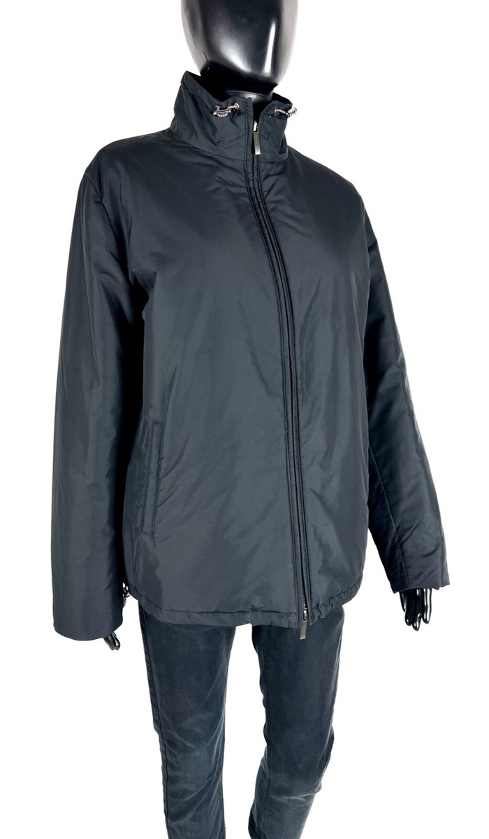 BURBERRY London Women Basic Jacket Black Zip Size M/L #57 | eBay