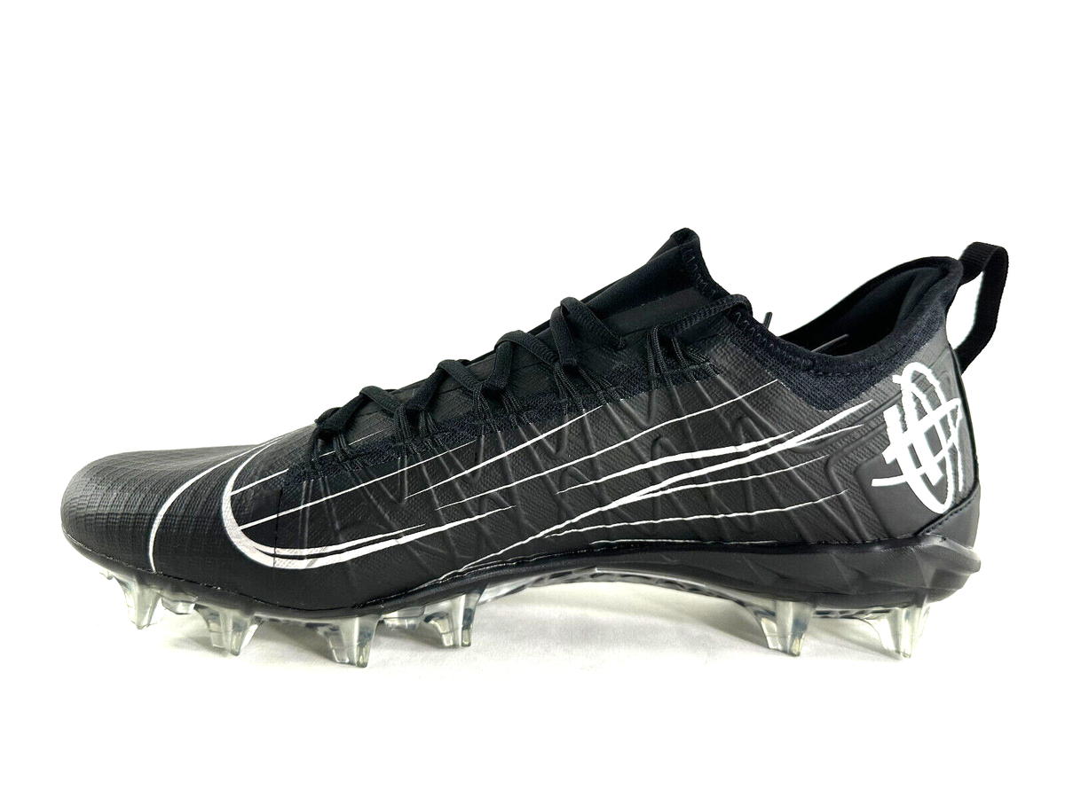 12 Nike Alpha Huarache 7 Elite Pro LE Lacrosse Black/Silver Men CJ0265-001 Nike Alpha Huarache 7 Elite Pro LE Lacrosse Black/Silver  main image 4