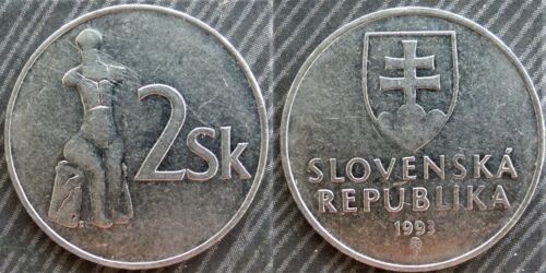 * SLOVAKIA  2 koruna 1993 - Afbeelding 1 van 1