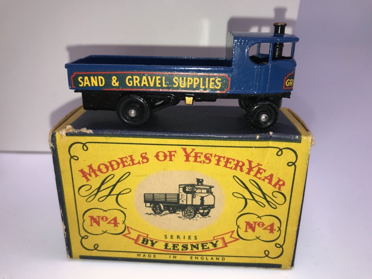 マッチボックス　No4 センチネルスチームワゴン Matchbox Models of Yesteryear No4 1928 Sentinel Steam Wagon BLACK