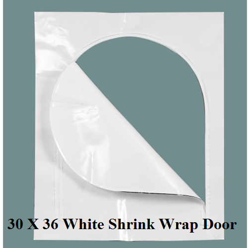 30" X 36" White Shrink Wrap Zipper Door 30 x 36 White NEW DEALER DIRECT eBay