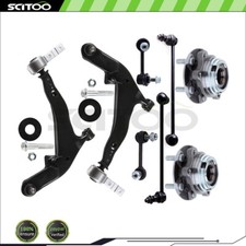 For 2003-2007 Nissan Murano 8x Front Control Arm Sway Bar End Wheel Bearning Hub