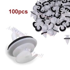 Set Of 100 Clips For BMW DOOR TRIM PANEL E46 E36 E34 E38 E39 M3 & Free Seal Ring
