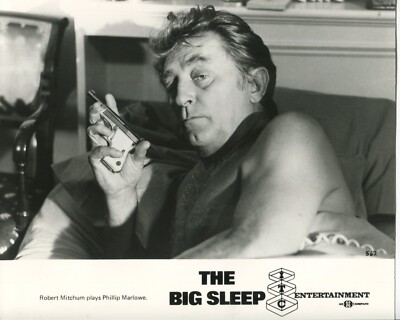 THE BIG SLEEP:  1 ORIGINAL-US-PRESSEFOTO (ca20x25cm) ROBERT MITCHUM -1-
