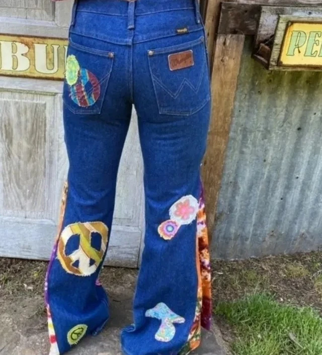 Vintage Patch Work Jeans